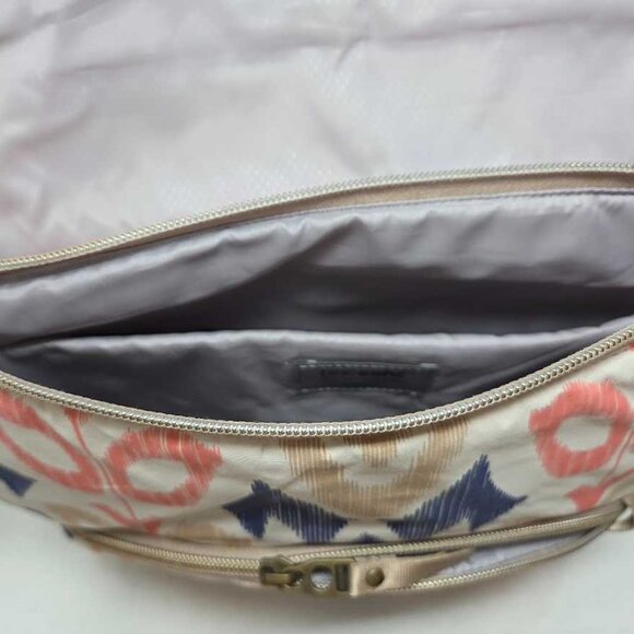 Pacsafe Stylesafe Anti-Theft Convertible Crossbody Bag purse in Ikat Coral - Picture 7 of 11